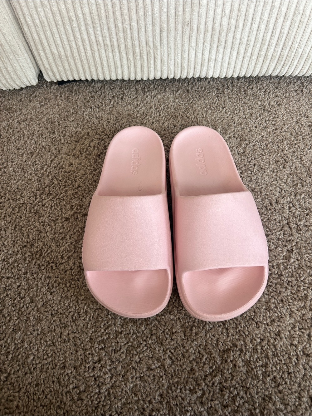 adidas Pink Women's Slide Sandals